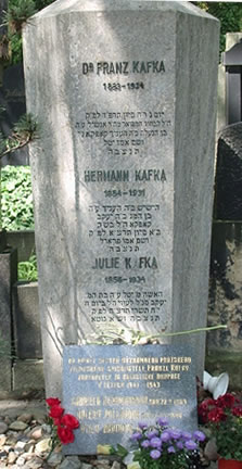 Franz Kafka's grave, Prague